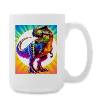 dinosaur - Large Mug 440 ml - white - Right
