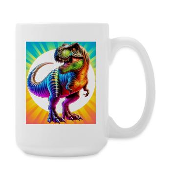 dinosaur - Large Mug 440 ml - white - Right