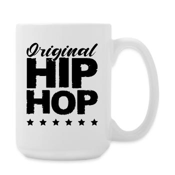 Original Hip Hop - Large Mug 440 ml - white - Right