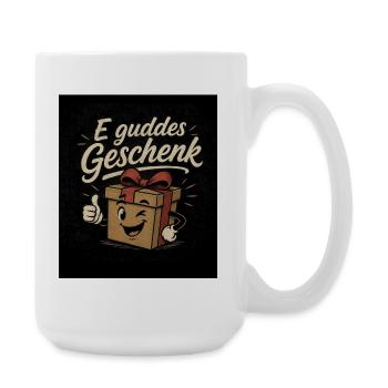 Geschenk T-Shirt - Große Tasse 440 ml - Weiß - Rechts