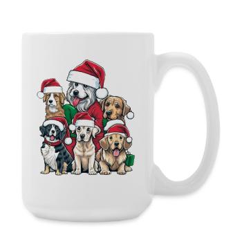 Santa Paws Crew - Große Tasse 440 ml - Weiß - Rechts