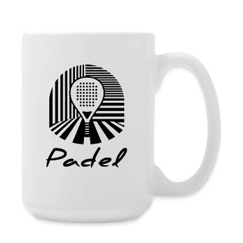 Padel sport - Large Mug 440 ml - white - Right