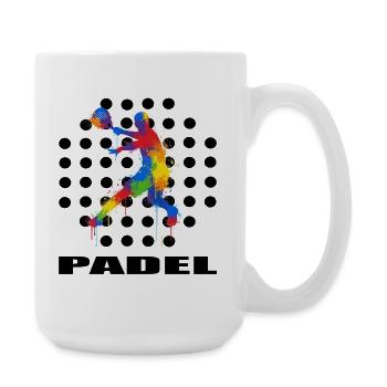 Padel - Large Mug 440 ml - white - Right