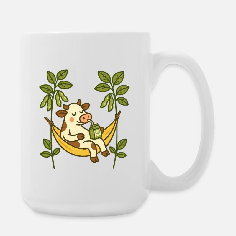 Soy Good, Moo Better - Large Mug 440 ml - white