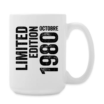 1980  - Große Tasse 440 ml - Weiß - Rechts