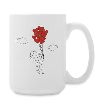 CuteGirl - Large Mug 440 ml - white - Right