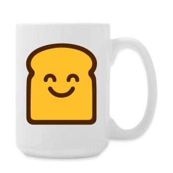 Cute Toast - Large Mug 440 ml - white - Right