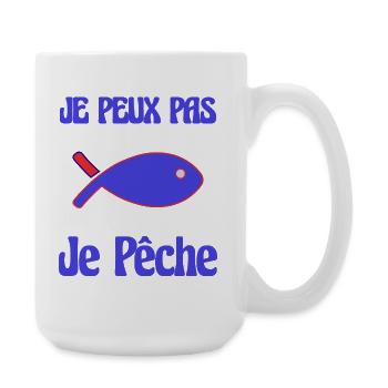 FISHING. RETIREMENT. RETIREMENT. RETIRED - Large Mug 440 ml - white - Right