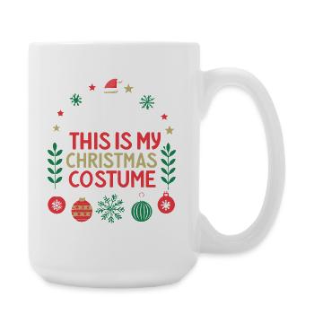 Noël Inflation Costume Noël - Grande tasse 440 ml - blanc - Droite