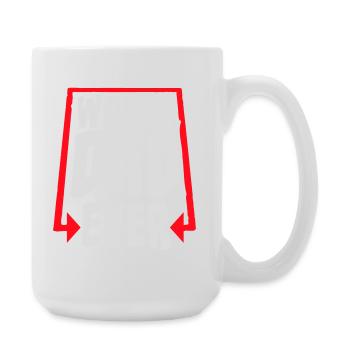 Worst Dad Ever Lustig Sarkastisch Vatertag Papa - Große Tasse 440 ml - Weiß - Rechts
