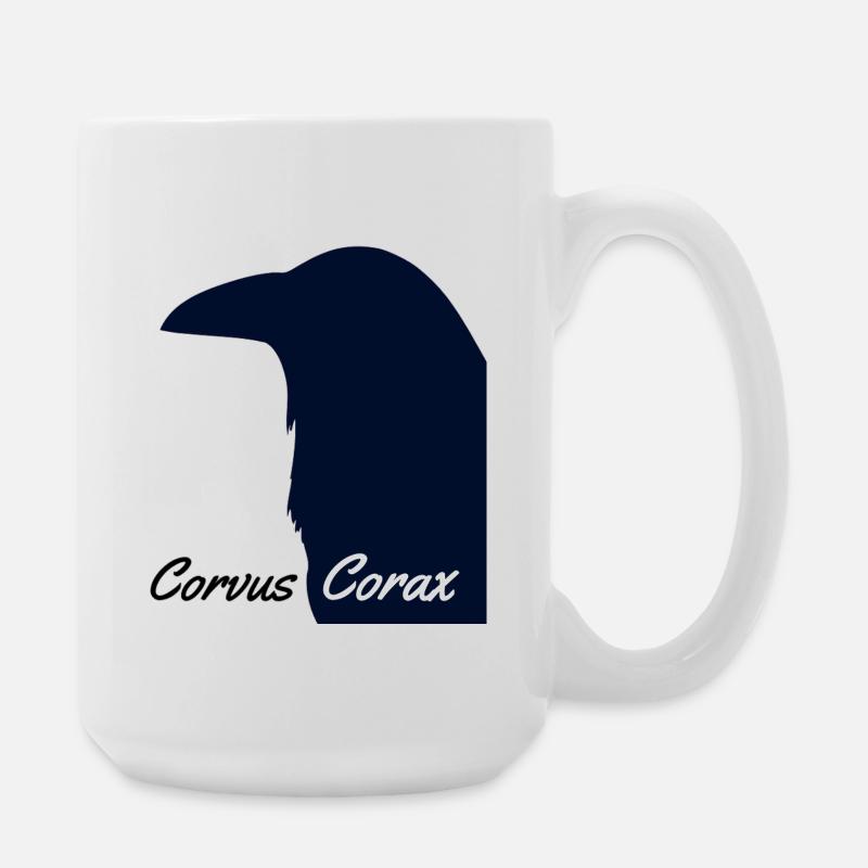 Corvus Corax - Large Mug 440 ml - white