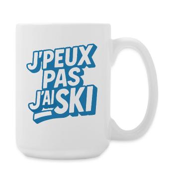 Skiing | Skier | Mountain - Large Mug 440 ml - white - Right
