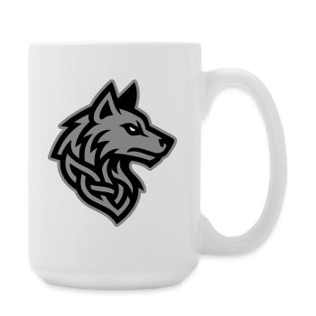 Viking Tête de Loup - Grande tasse 440 ml - blanc - Droite
