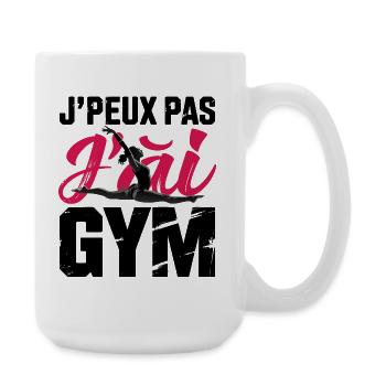 Gymnastics Gift I Can't I Have Gym - Large Mug 440 ml - white - Right