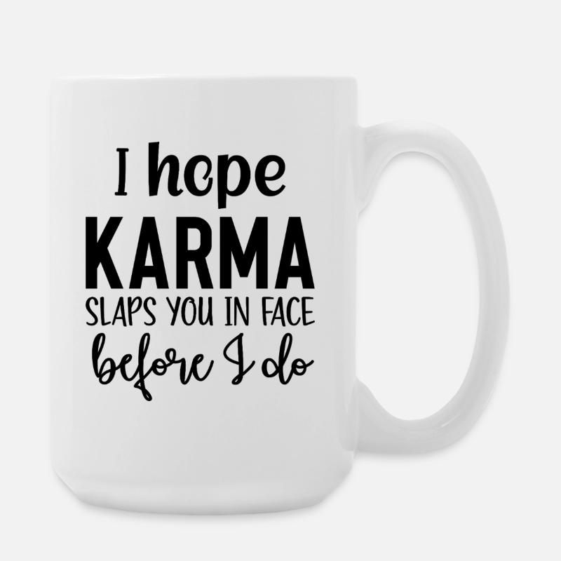 karma - Grande tasse 440 ml - blanc
