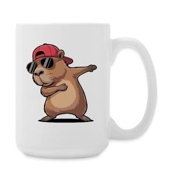 Dab frais de capybara - Grande tasse 440 ml - blanc - Droite