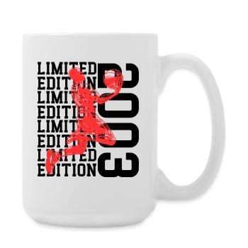 Ballon de Basket édition limitée 2003 23ème - Grande tasse 440 ml - blanc - Droite
