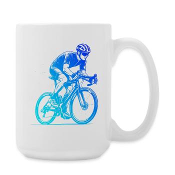 Motif nouveau vélo de route pour vélo de route - Grande tasse 440 ml - blanc - Droite
