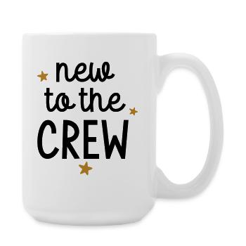 New to the Crew Baby 2026 Gift New Member - Large Mug 440 ml - white - Right