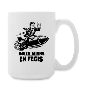 Les chevaucheurs lâches font la fusée - Grande tasse 440 ml - blanc - Droite