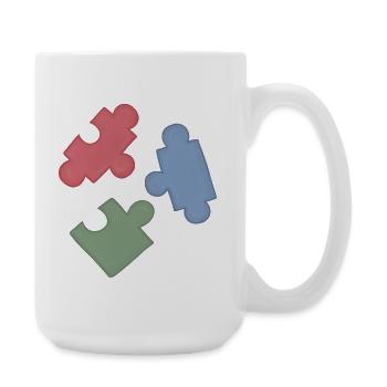 Puzzle Colors Puzzle Group of Three - Large Mug 440 ml - white - Right