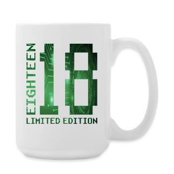 18e anniversaire Gamer Édition Limitée - Grande tasse 440 ml - blanc - Droite