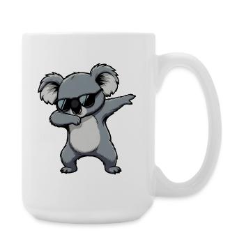 Dabbing Koala - Large Mug 440 ml - white - Right
