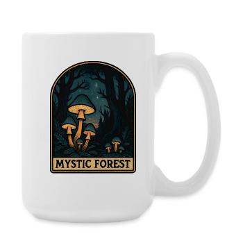 Mystic Forest Mushroom Magic - Large Mug 440 ml - white - Right
