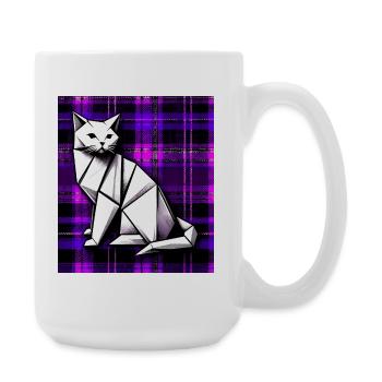 cat - Large Mug 440 ml - white - Right