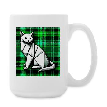 cat - Large Mug 440 ml - white - Right