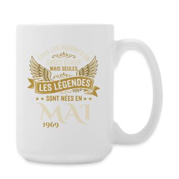 Anniversaire Mai 1969 - Grande tasse 440 ml - blanc - Droite
