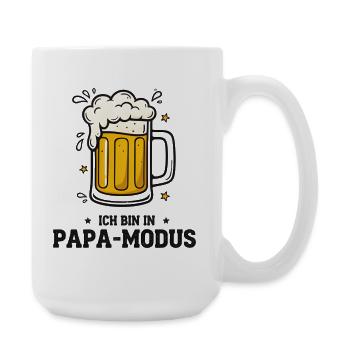 Vatertag Männer Papa Männertag Bier Grillen - Große Tasse 440 ml - Weiß - Rechts