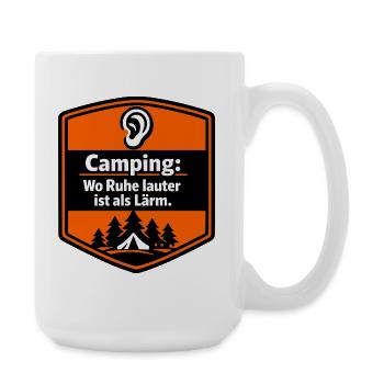 Camping-car pour camping-car heartbeat - Grande tasse 440 ml - blanc - Droite
