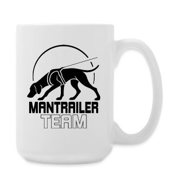 Vizsla Mantrailer Team Dog Sports Dogs Wilsigns - Large Mug 440 ml - white - Right