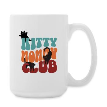Kitty Mommy club - Large Mug 440 ml - white - Right