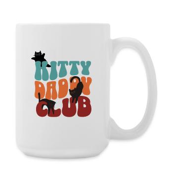 Kitty Daddy club - Large Mug 440 ml - white - Right