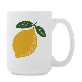 Lemon Grove Botanical - Große Tasse 440 ml - Weiß - Rechts