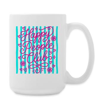 Club des Gens Heureux - Grande tasse 440 ml - blanc - Droite