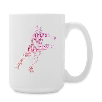 Pickleball Pro Gift for Pickleball Players Fans - Large Mug 440 ml - white - Right