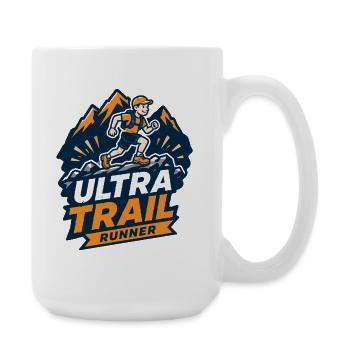 Ultra Trail Runner - Large Mug 440 ml - white - Right