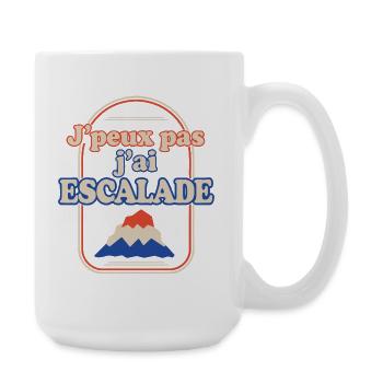 Escalade - Grande tasse 440 ml - blanc - Droite