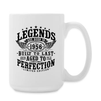 70e anniversaire 1956 cadeau vintage vintage - Grande tasse 440 ml - blanc - Droite