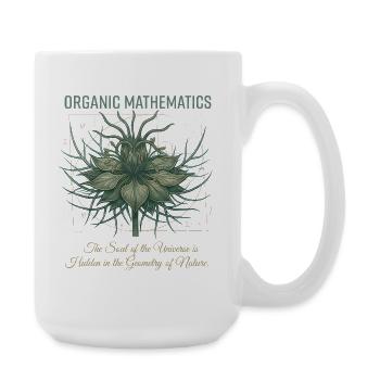 Geometry of the Nature Plant - Large Mug 440 ml - white - Right
