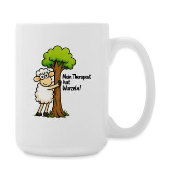 Wurzeltherapie Lamm - Große Tasse 440 ml - Weiß - Rechts