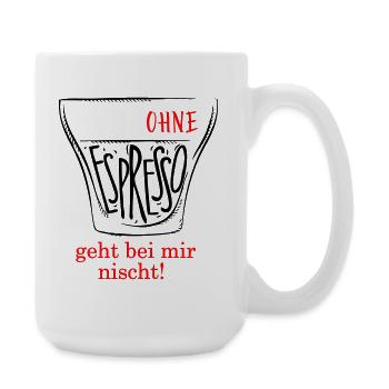 Espresso - Große Tasse 440 ml - Weiß - Rechts