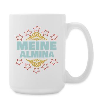 Almina - Große Tasse 440 ml - Weiß - Rechts