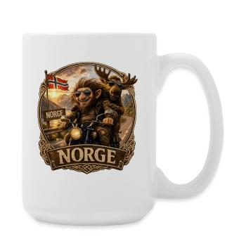 Norge - Große Tasse 440 ml - Weiß - Rechts