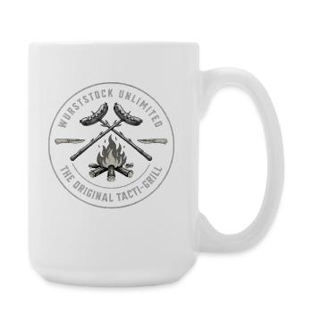 Emblème original de la grille tactique - Grande tasse 440 ml - blanc - Droite