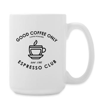 Good Coffee Only Espresso Club Vintage T-Shirt - Große Tasse 440 ml - Weiß - Rechts