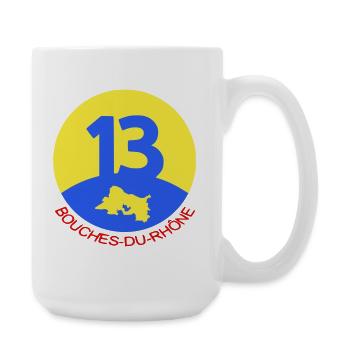 13 Bouches-du-Rhône - Large Mug 440 ml - white - Right